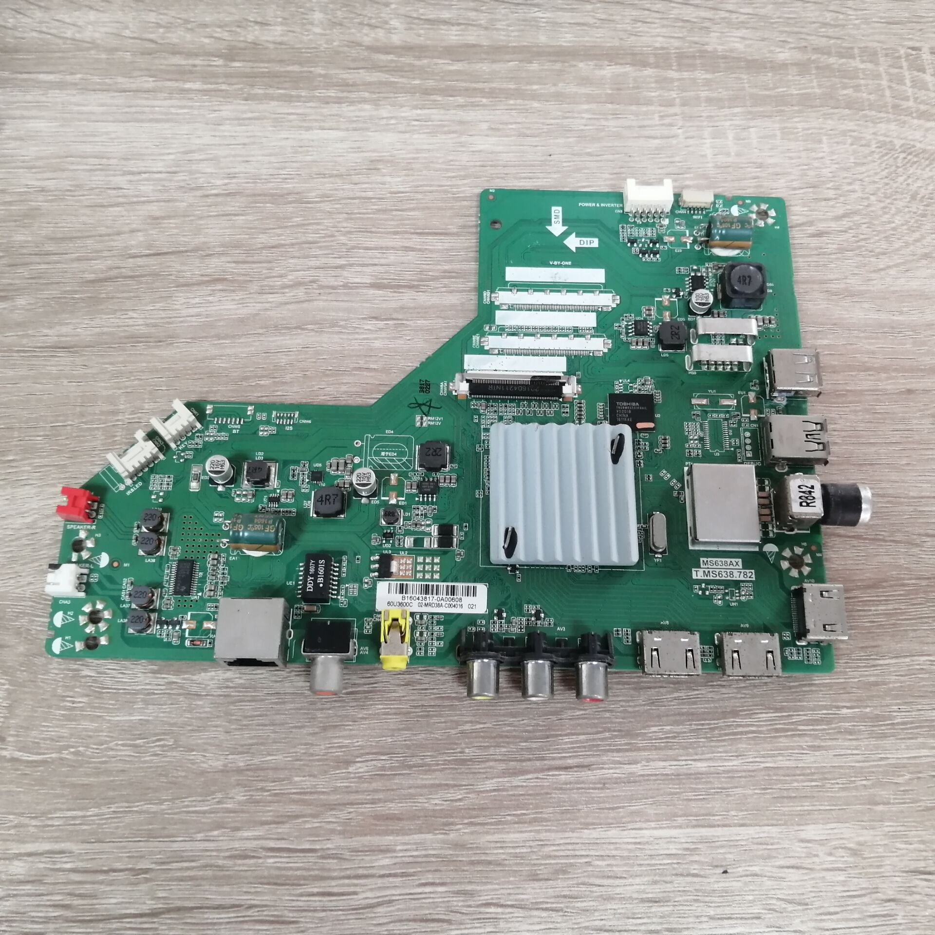 东芝60U3600C主板MS638AX主板