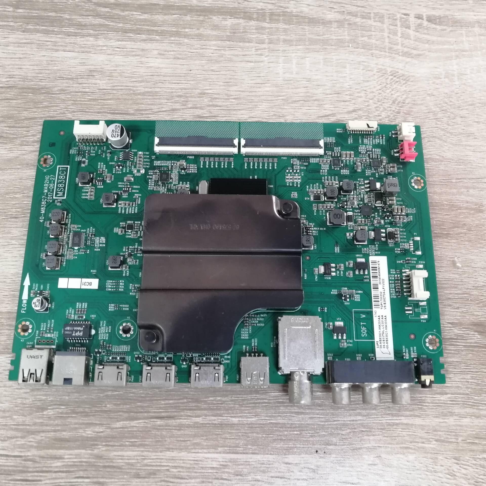 TCL55P655A860U电视主主板