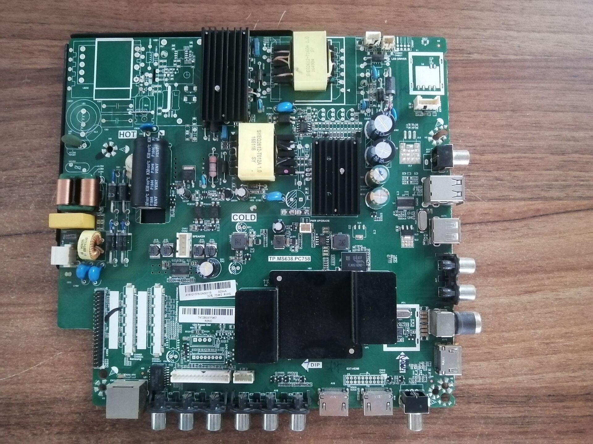 原装先锋LED-48B370主板TP.MS6