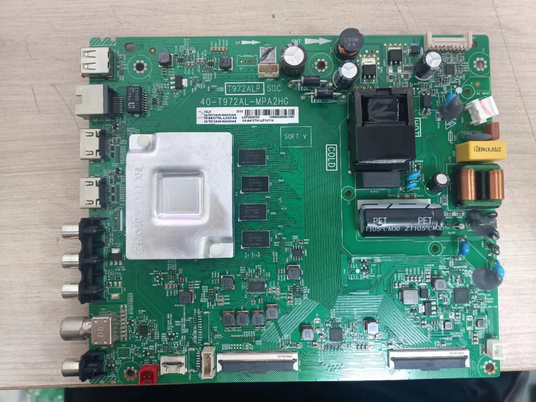 AA原装TCL55L8电视主板40-T972