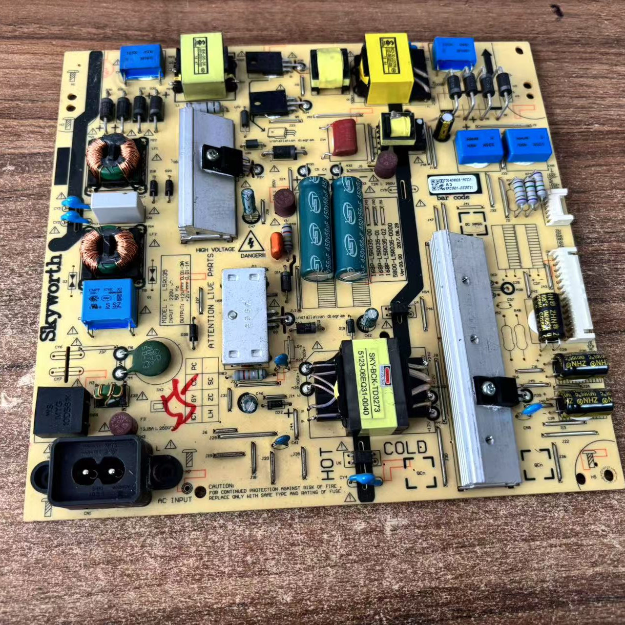 原装创维50M9 55M9 50X6电源板5800-L5R035-0000 168P 01现货