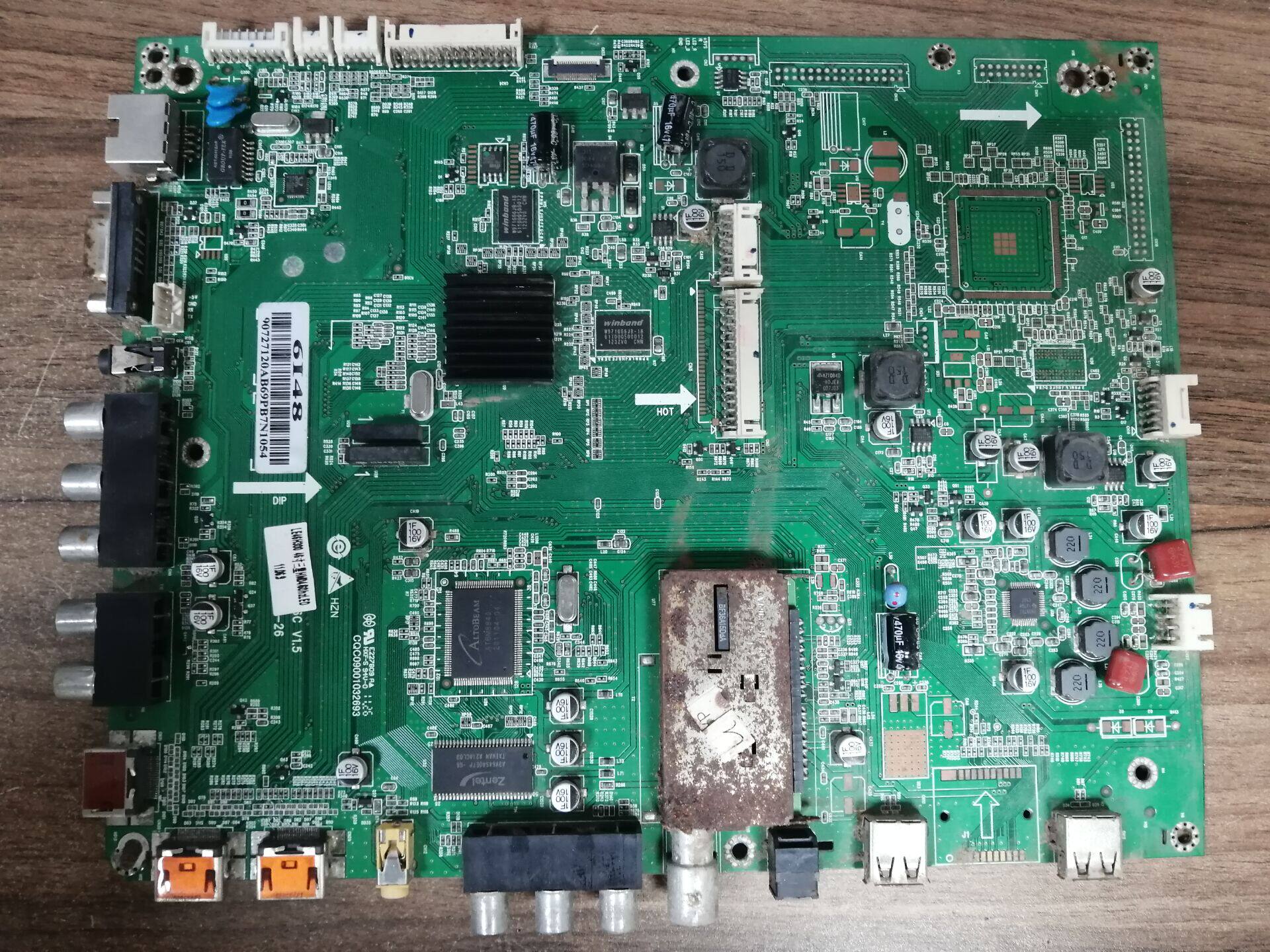 原装 海尔LE46H300 主板0091802186C V1.5 屏LTA460HM04 实物图