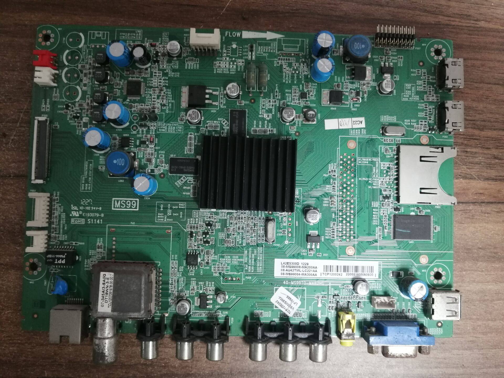 原装TCL L42E5300D主板40-MS99T0-MAB2HG 08-MS99008屏LVF420AUTM