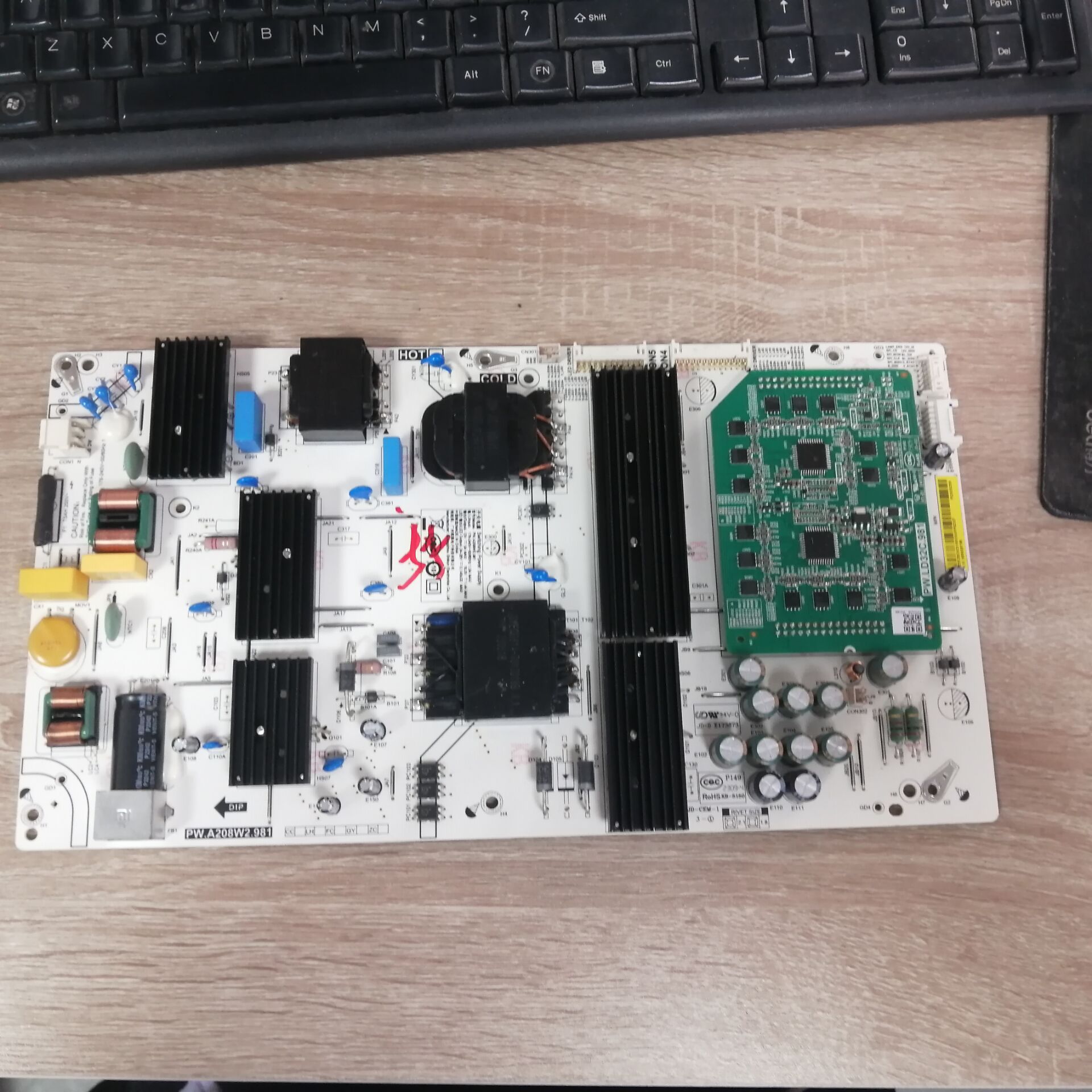 小米L55M7-ES液晶电电源板