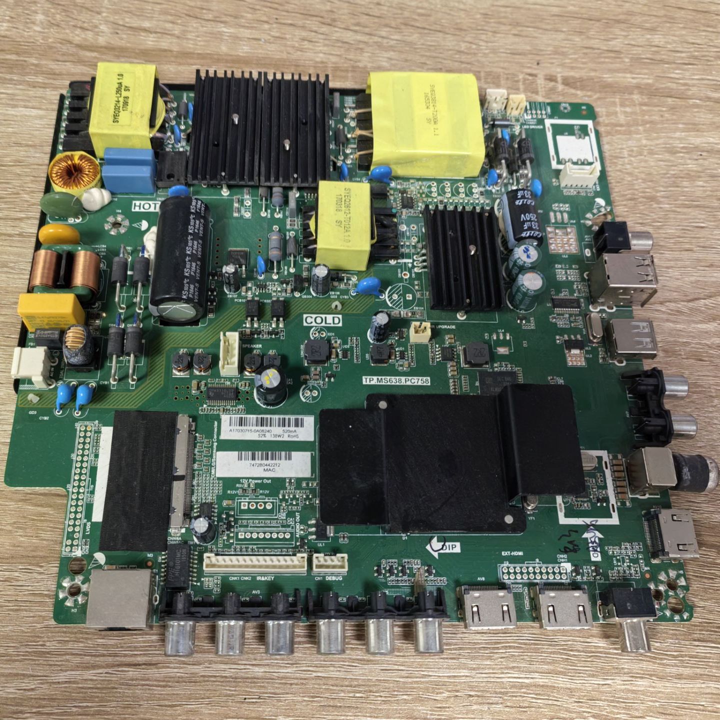 康佳LED55K55U主板TP.