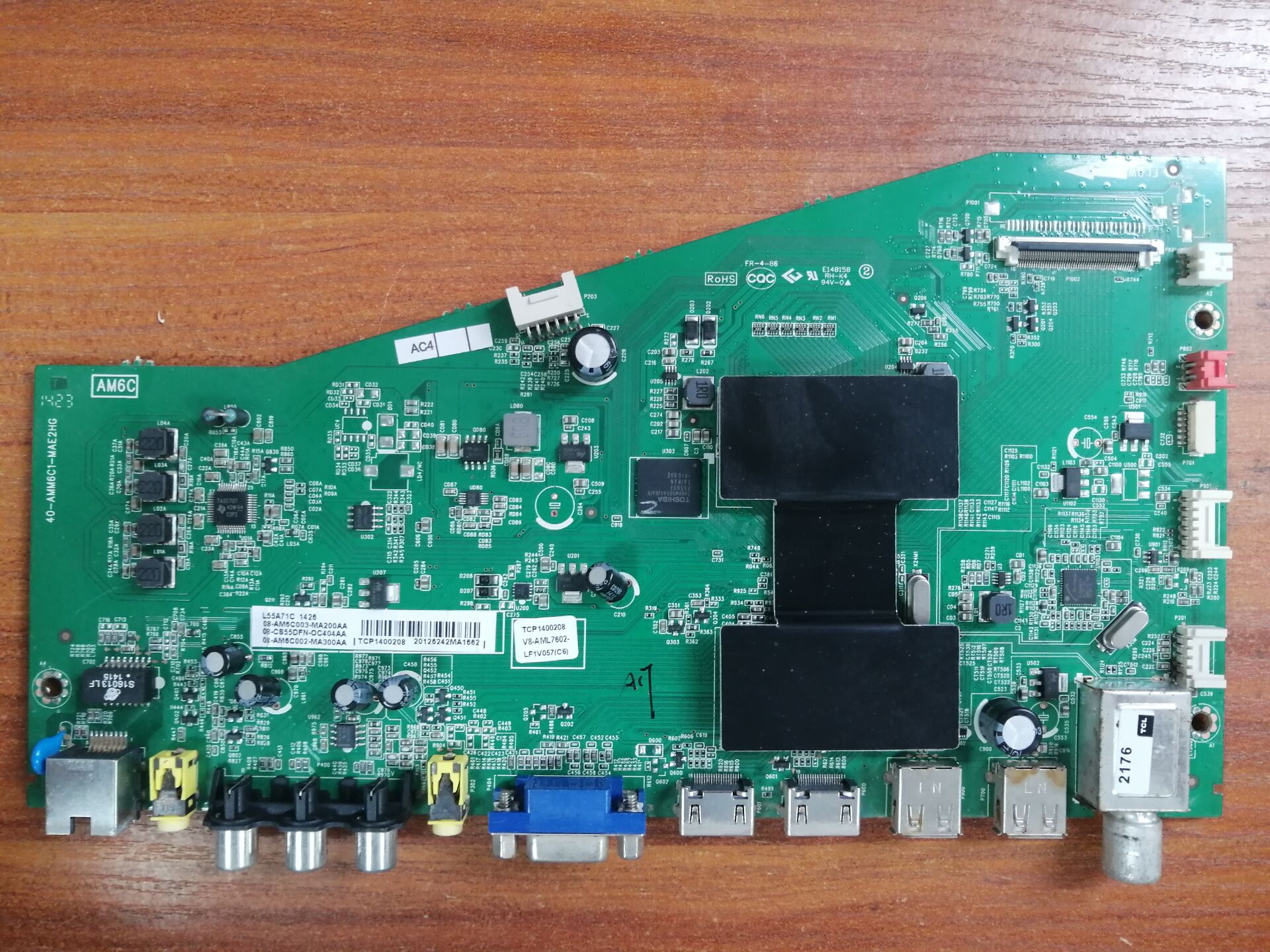 &原装TCLL55A71C主板40-AMM6