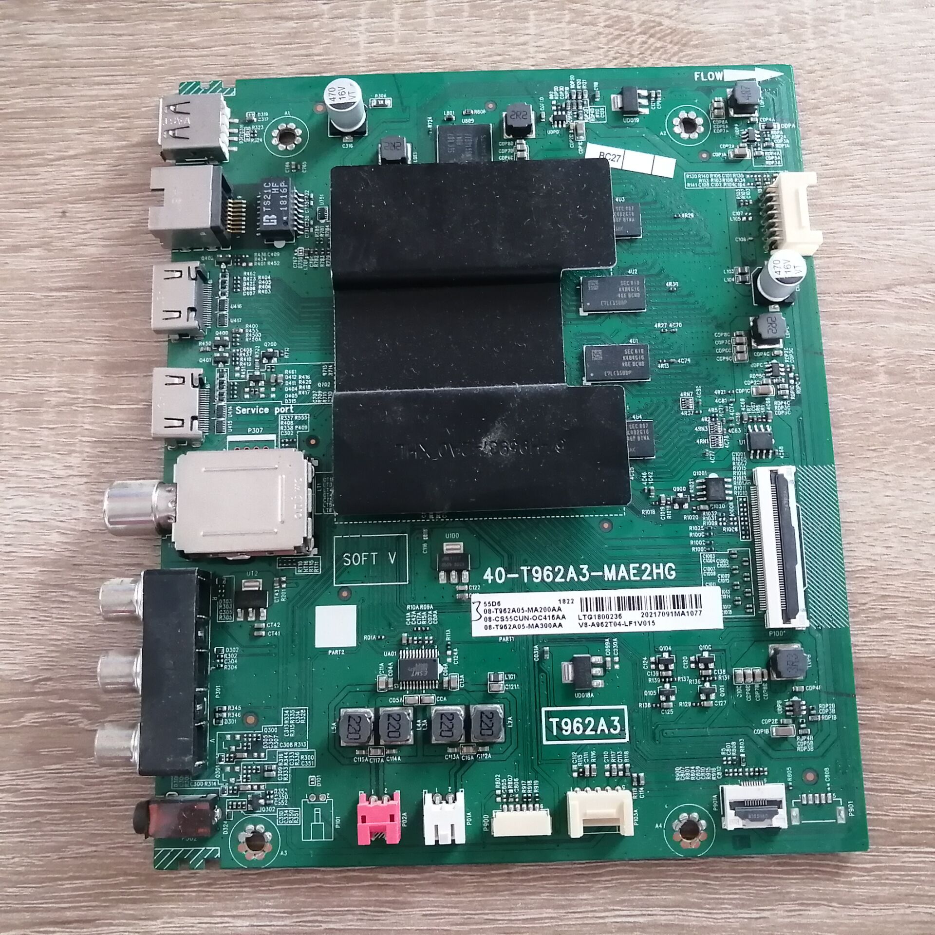 实TCL55D649D665V2主板