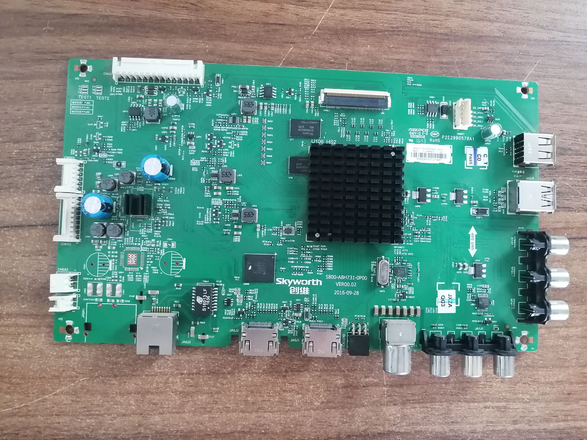 创维55E5主板5800-A8H731-