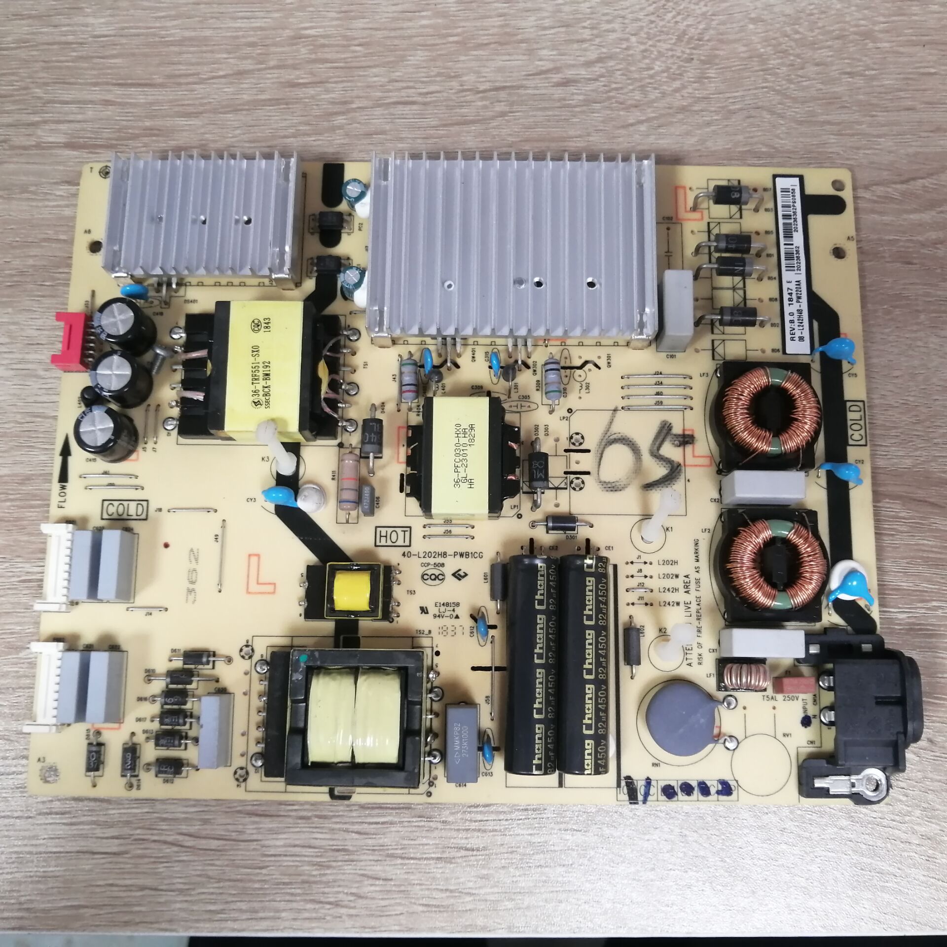 TCL65C665C5电源板40-L2