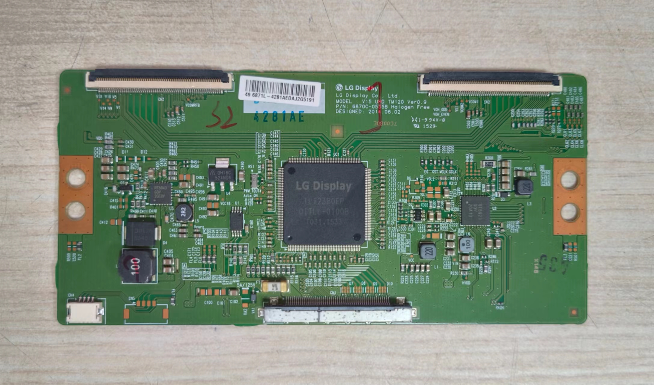 康佳LED49R610U49液晶逻辑板