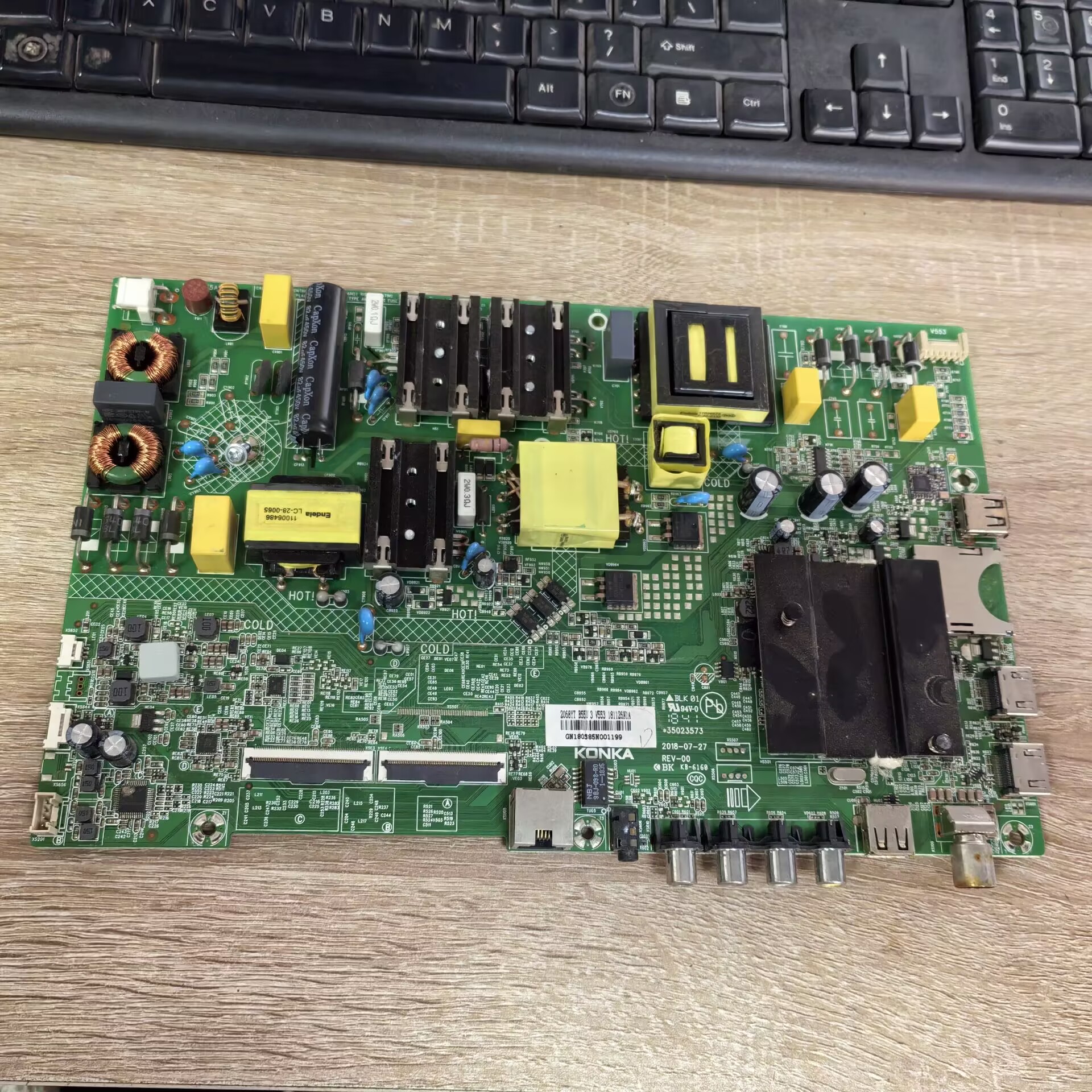 康佳B55U主板35023573屏72002