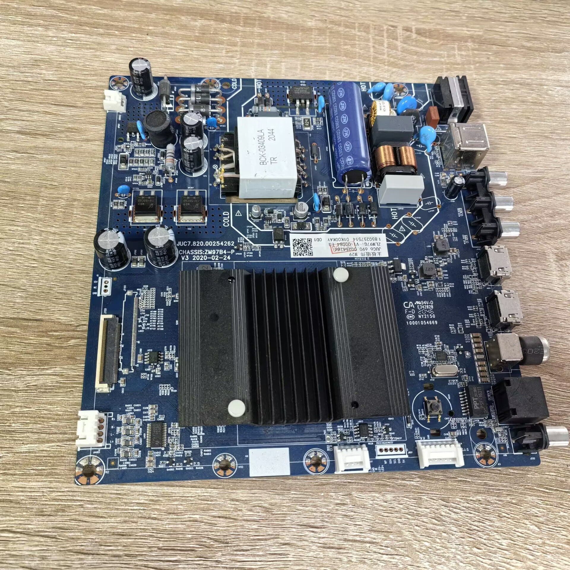 长虹58D4P液晶电视机主板JUC7.8