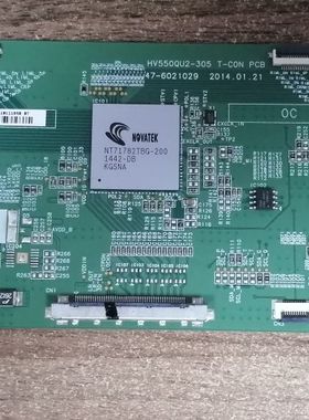 京东方55PFL6340/T3 55S9I逻辑板 HV550QU2-305 47-6021029 测好