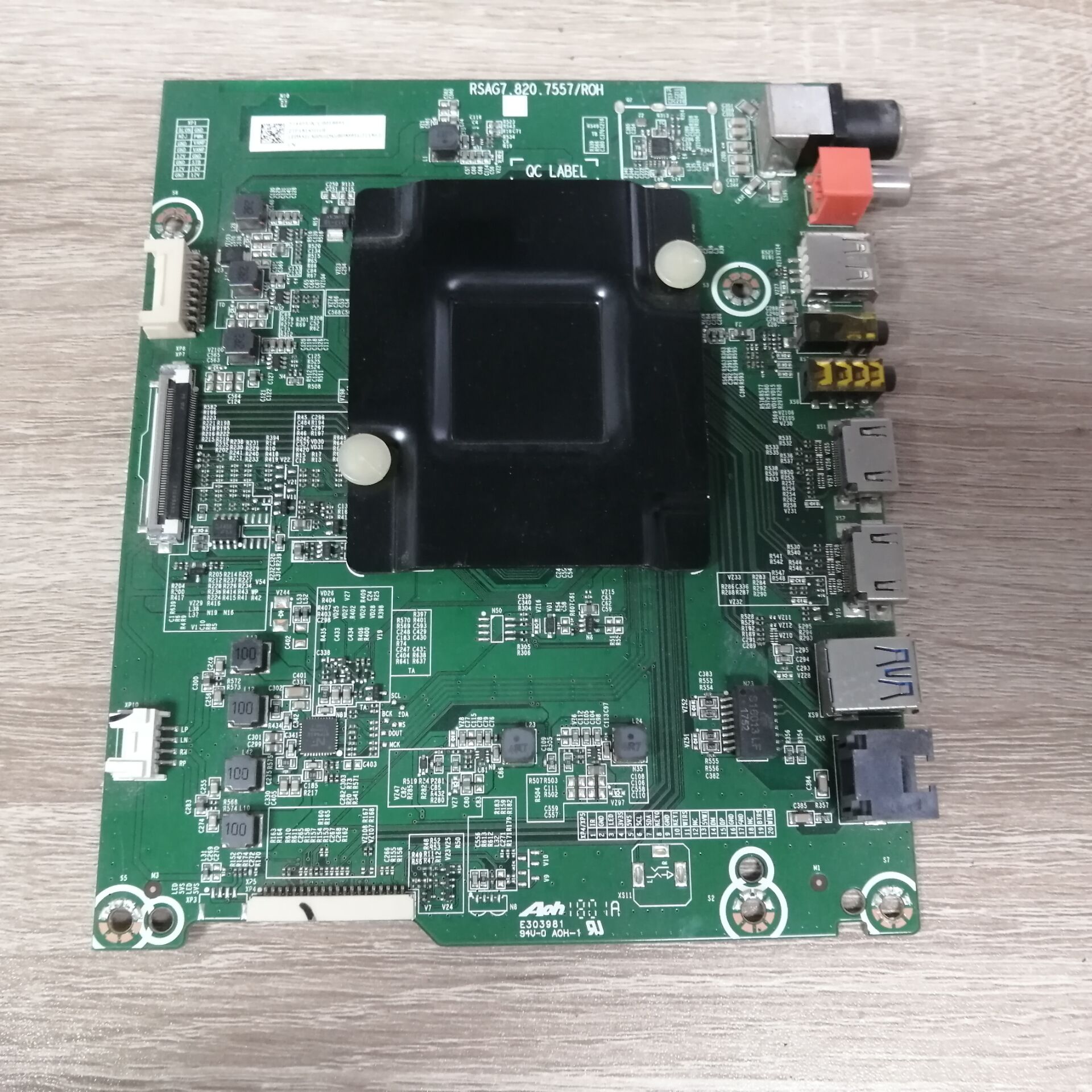 海信拆机LED55N3000U主板RS