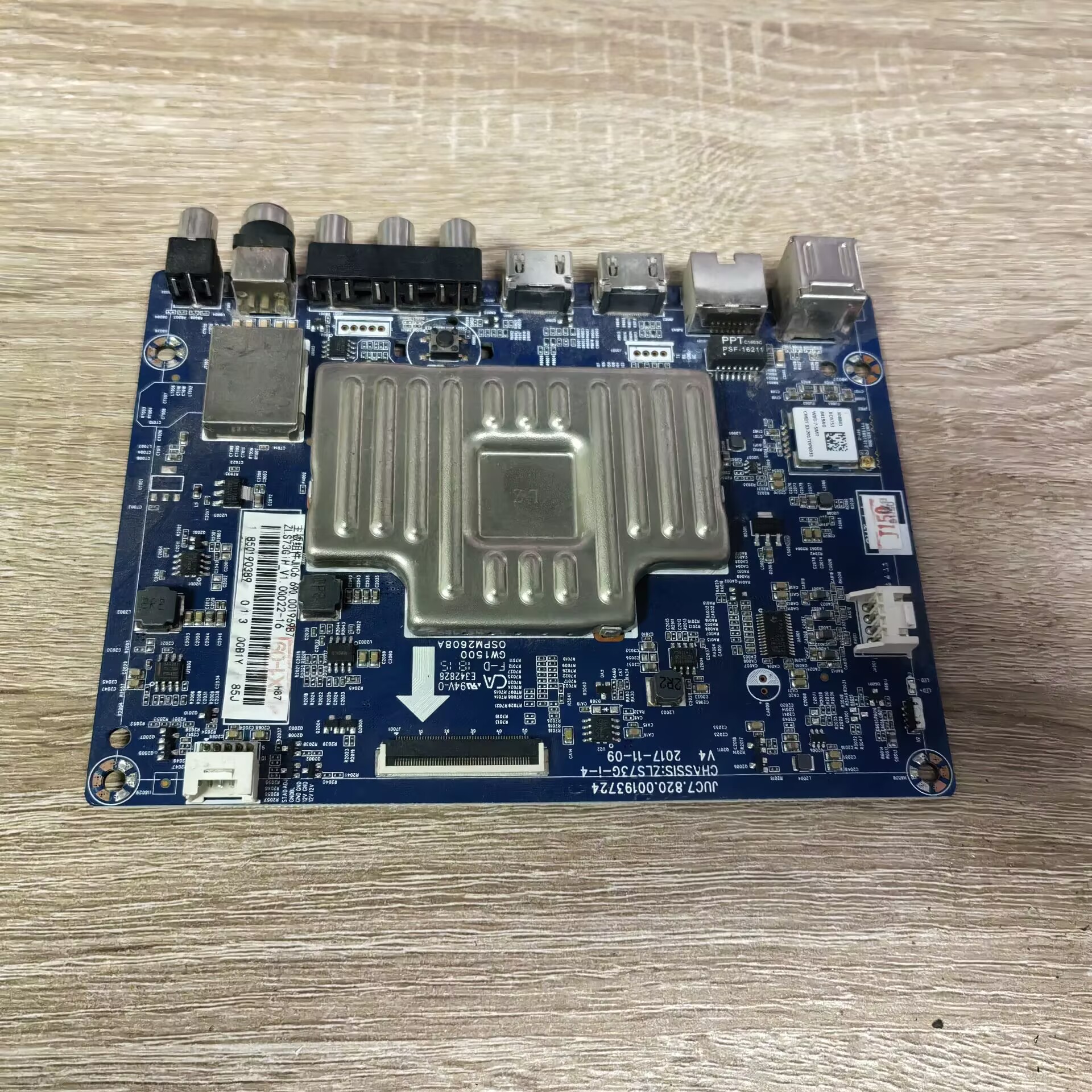 长虹55U1液晶电视主板JUC7.820.
