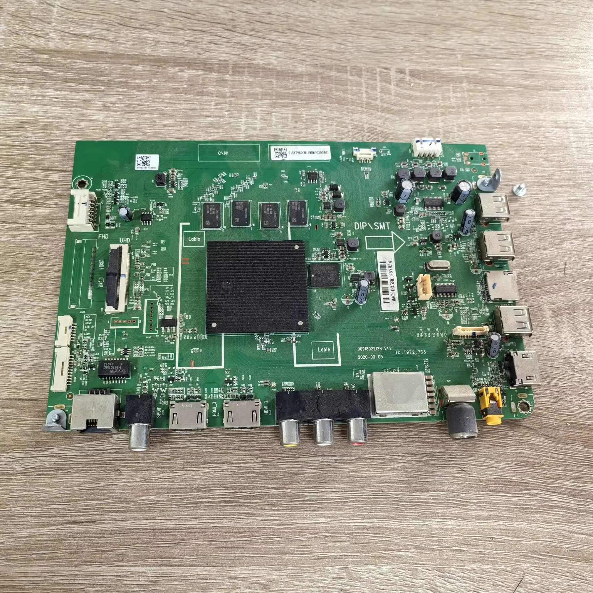 海尔50R5主板0091802212B屏CC50