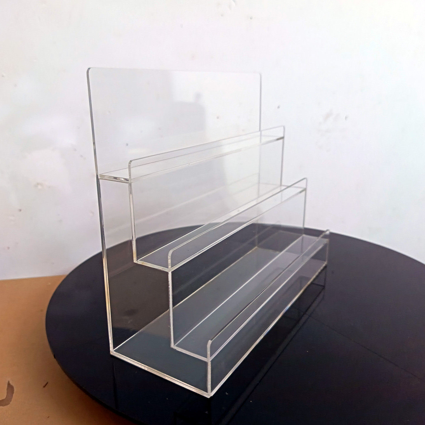 亚克力阶梯展示架小卡架辉月拆卡收纳架多层卡片摆放卡牌直播收纳