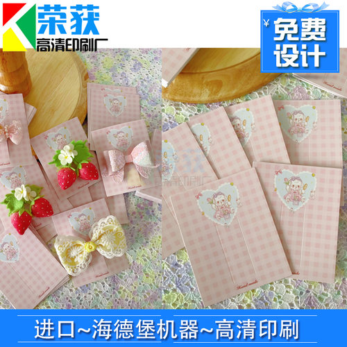 创意卡通发夹包装防拆卡头定做耳钉耳环打孔300克铜版纸背卡设计