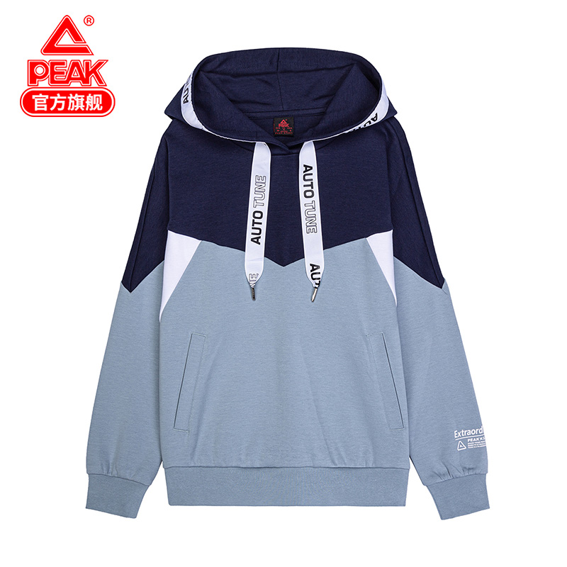 匹克运动卫衣女2022新款复古连帽卫衣舒适套头衫女生运动衣休闲r