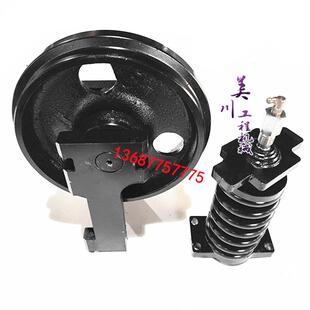 微挖引导轮 卡特10龙工08引导轮导向轮 履带牵引轮行走前轮1吨