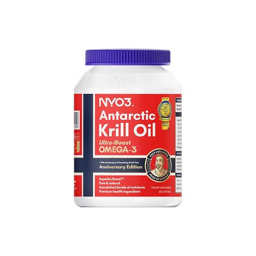 NOY3纯南极磷虾油60粒装阿蒙森