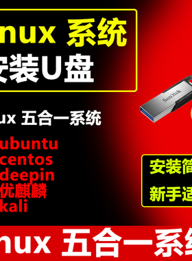 linux多合一系统安装U盘ubuntu+centos+rocky+kali mint deepin