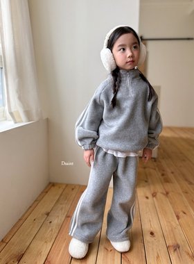 beni韩国童装2025冬新款dsaint儿童圆领运动套装男女童长袖户外套