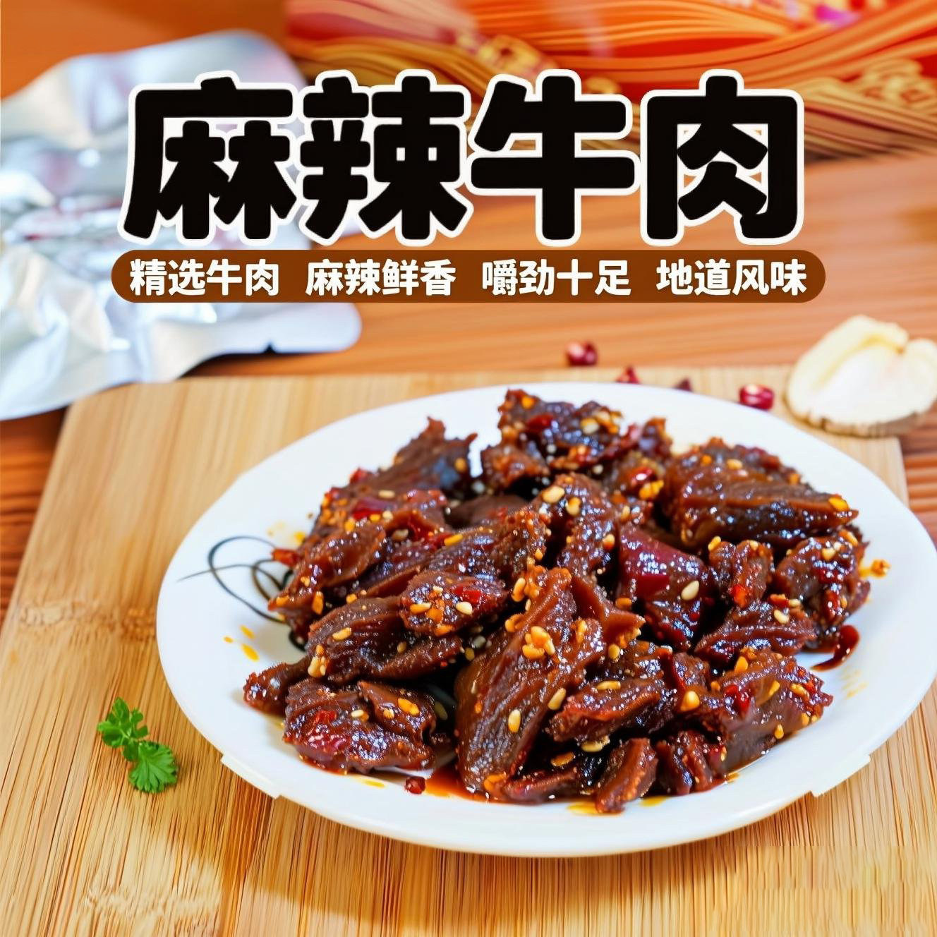 九匠牛烧烤/麻辣味牛肉含肉筋有嚼劲解馋熟食零食真空独立包装,零食/坚果/特产,牛肉类,淘宝优惠券,粉丝福利购,淘宝优惠卷