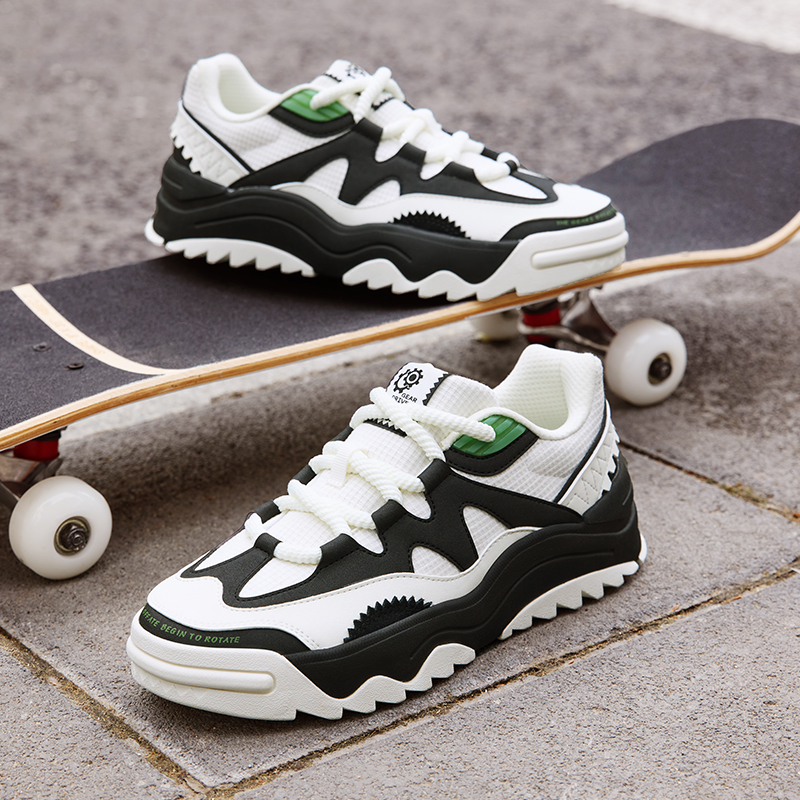 361男鞋黑白熊猫鞋情侣板鞋男