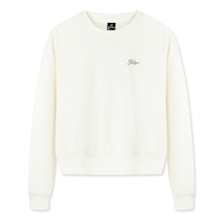 361加绒运动卫衣女2026秋冬新款宽松休闲保暖比热绒女士套头卫衣