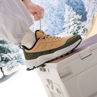 361男鞋运动鞋钓鱼鞋登山鞋保暖户外休闲鞋防滑耐磨徒步鞋子情侣
