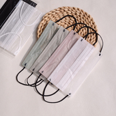 莫兰迪色口罩夏季 彩色超薄透气二层防晒男女高颜值防尘工厂美容院