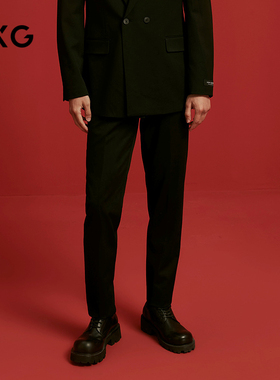 GXG男装 黑色套西西裤男通勤日常简约 24年冬G24X144020