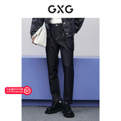 GXG男装 品GFX10501901 2024年春季 深蓝色修身 牛仔裤