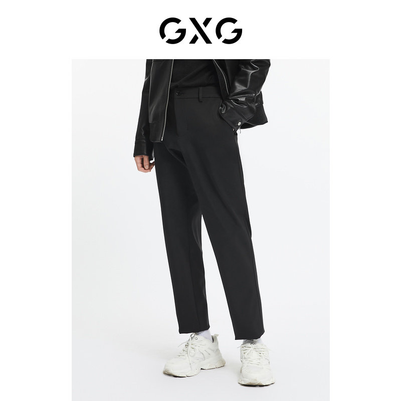 GXG男装【生活系列】冬季新品商场同款黑色商务休闲长裤男怎么样,好用不?