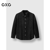 新品 2024冬季 小香风潮流翻领休闲夹克外套 GXG男装