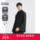 轻薄羽绒袋盖压胶男士 通勤短款 羽绒服 GXG 新品 式 2025冬季 衬衫