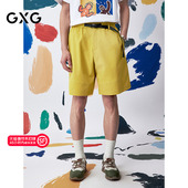 商场同款 装 GXG男装 吸湿排汗休闲短裤 五分裤 25夏新品 G25X222018