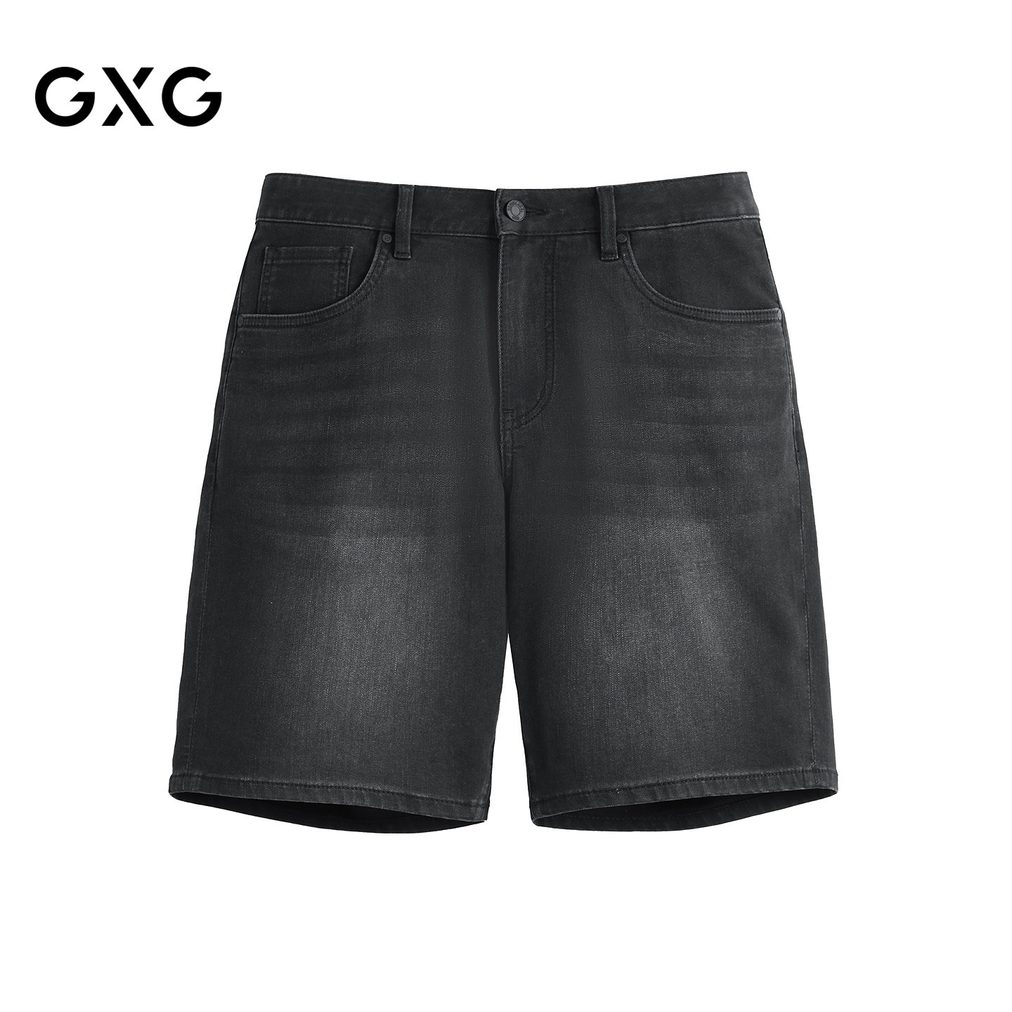 GXG男装 商场同款修身牛仔短裤 2026夏季新品G26X252003