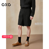 宽松直筒短裤 25年夏季 耐磨工装 GXG男装 裤 休闲男裤 新品 G25X222024