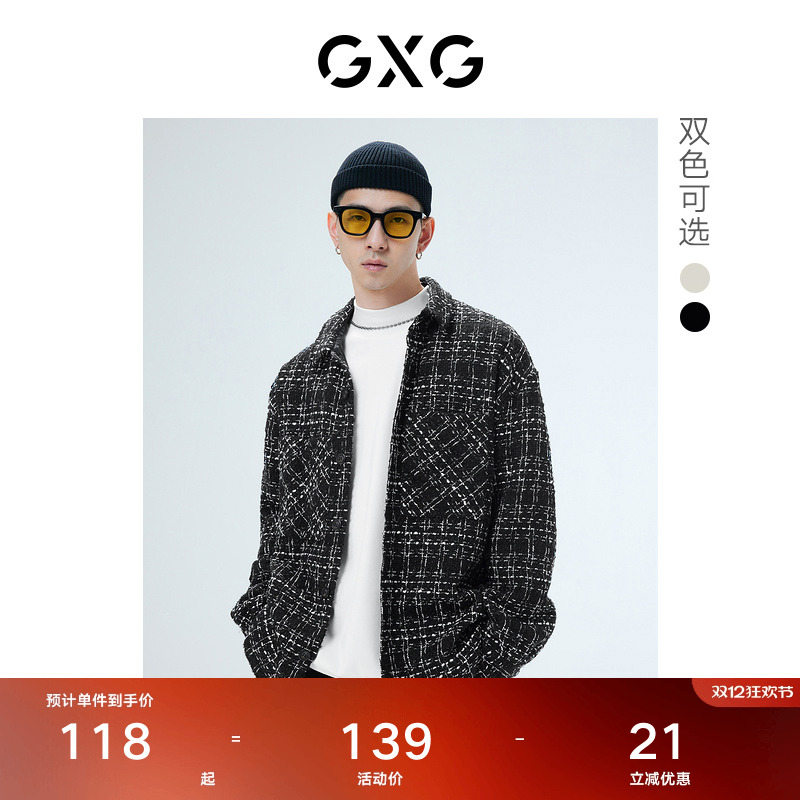 奥莱夹克GXG时尚翻领秋季