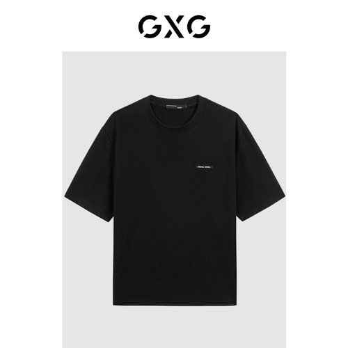 GXG男装2024年夏季品多色短袖T恤舒适简约男款
