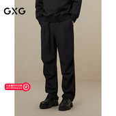 直筒长裤 GXG男装 G24D023195 2024冬季 品运动伞兵裤 休闲裤 男士