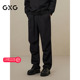 直筒长裤 GXG男装 G24D023195 2024冬季 品运动伞兵裤 休闲裤 男士