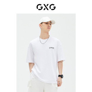 夏季 GXG男装 T恤字母时尚 品GE1440833C 短袖