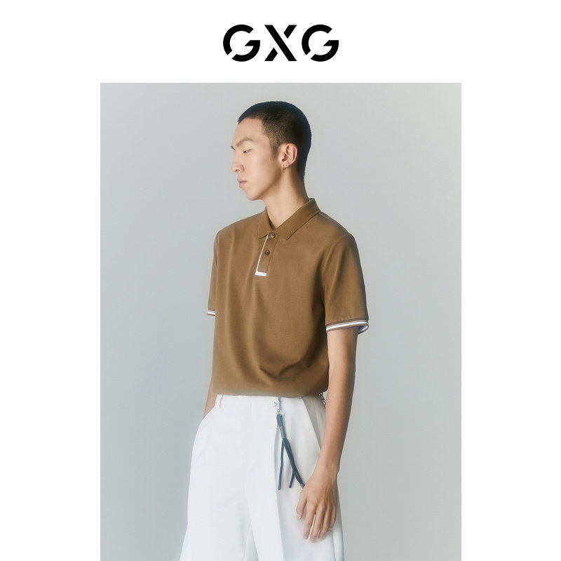 GXG男装 夏日海风系列翻领短袖POLO衫夏季新品,男装,Polo衫,淘宝优惠券,粉丝福利购,淘宝优惠卷