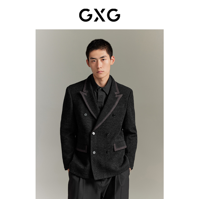 GXG城市肌理面料西装外套秋季