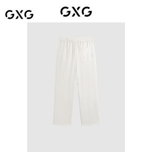 品 GXG男装 2024春季 双色直筒长裤 G24D022054 经典
