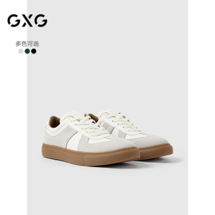 时尚 男鞋 热卖 透气复古潮流舒适运动百搭板鞋 德训鞋 休闲鞋 GXG男装