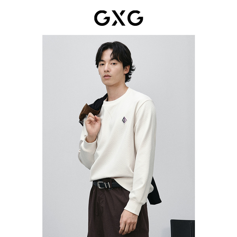 GXG男装多色肌理满身提花卫衣